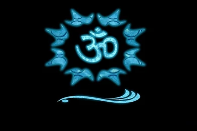 Wallpapers Om Symbol Shining Hd 1024x768