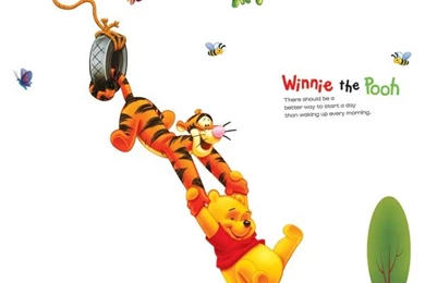 Aliexpress.com : Buy Cartoon Winnie The Pooh Wallpapers Kids Baby ...