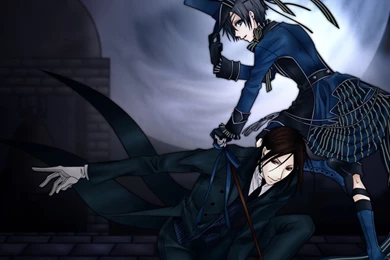 Wallpapers Kuroshijsuji Blue Eyes Ribbons Kuroshitsuji Ciel ...