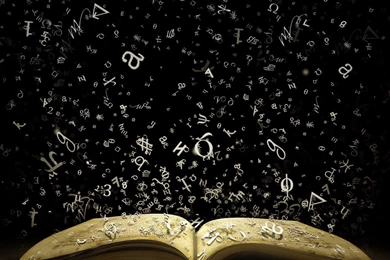 White Letters Leave The Book Wallpapers And Images   Wallpapers ...