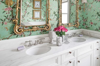 Young Girls Glamorous Bathroom   Kids Bathroom Design Ideas