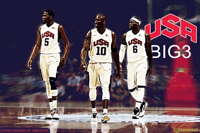 USA Basketball Big 3 Olympic Wallpapers 2012   Streetball