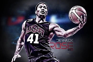 Derrick Rose TEAM USA Wallpapers By GfxByMega On DeviantArt