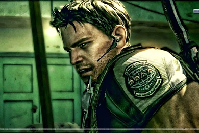 Chris Face Closeup In Resident Evil 5 Wallpapers