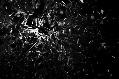 Broken Black Glass Widescreen Wallpapers
