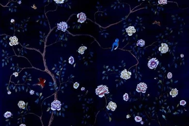 Chinese Hand painted Wallpapers   La Chibeau Company