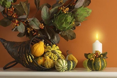 Vegetables Thanksgiving Cornucopia Horn Of Plenty Free Desktop ...