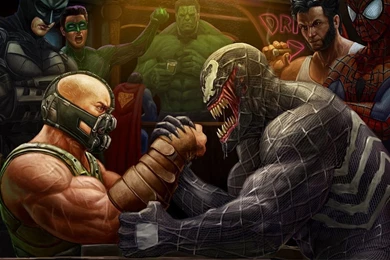 Comic Character Twitter Cover & Twitter Backgrounds