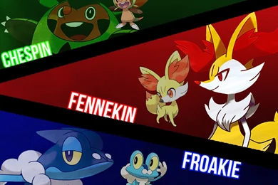 Pokemon X And Y Starter WallPaper By CarlosFarts88 On DeviantArt