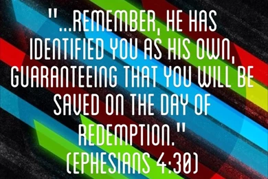 Ephesians 4:30 iPhone Lock Screen/wallpaper.