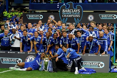 Chelsea Fc Players Celebrating