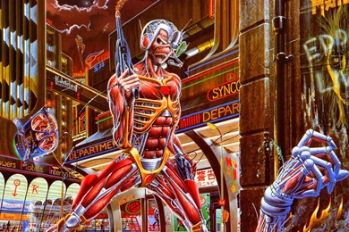 Iron Maiden Album Cover Art   Derek Riggs Artworks 1280x1024 ...