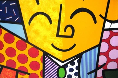 Wallpapers Romero Britto Quadro Painel O Abraco The Hug Mlb F Jpg ...