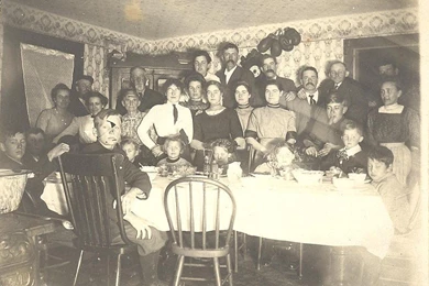 Old Photos Of Architecture: Large Victorian Era Family Gathering ...