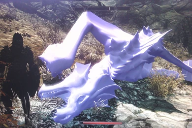 Something Went Wrong With Skyrim And A Plastic Looking Purple ...