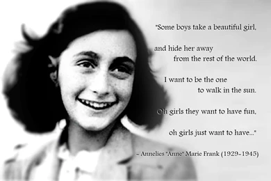 Funny Quotes From Anne Frank. QuotesGram
