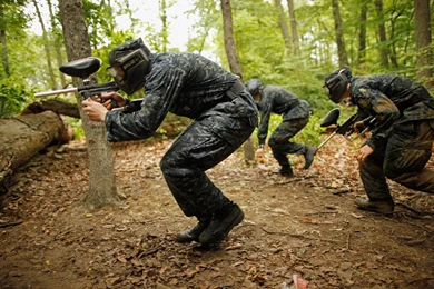 PAINTBALL Weapon Gun Paint Extreme Strategy Action Wallpapers ...