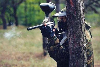 PAINTBALL Weapon Gun Paint Extreme Strategy Action Wallpapers ...