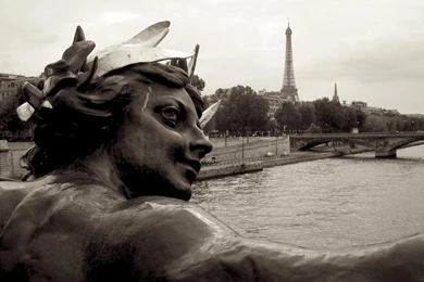 Download Wallpapers Black And White Paris (1440 X 900 Widescreen ...