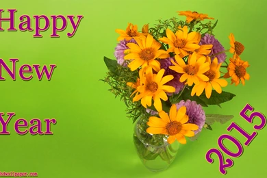 Bunch Of Flowers 2015 New Year