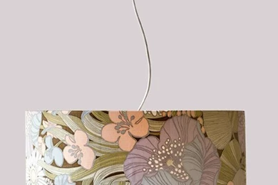 Look! 70's Vintage Wallpapers Lampshades