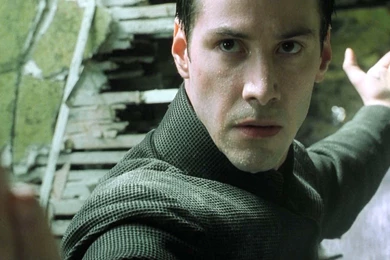 The Matrix: Neo Fight Stance HD Wallpapers