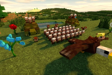 Wallpapers Minecraft 3D : Serfio's Backgrounds By TheFennixCreations ...