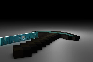 3D Diamond Pickaxe Minecraft Wallpapers