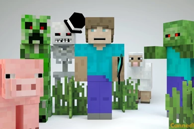 3D Minecraft Desktop Wallpapers!   Fan Art   Show Your Creation ...