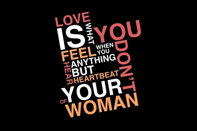 Women, Love, Typography, Hearts, Black Background, Feeling ...