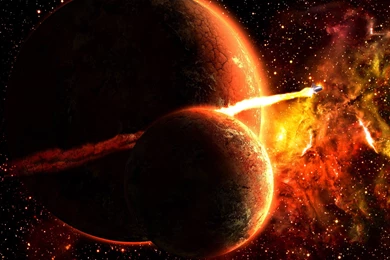 Through Two Red Planet Wallpapers