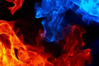Red & Blue Fire iPhone 6 Wallpapers • Wallpapers IPhone