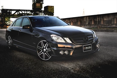 Car Wallpapers Black Mercedes Benz E klasse Sport Line Black ...
