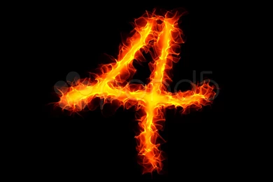 Fire Number 4 Graffiti Stock Video 959280