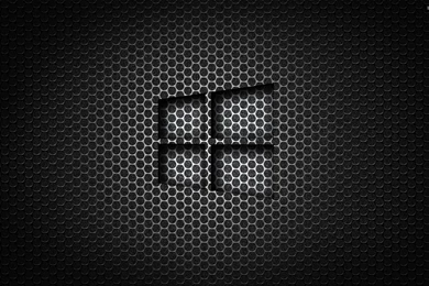 Windows 10 Simple White Logo On Black Wallpapers   Computer ...