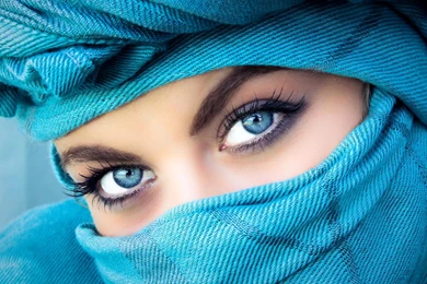 Beautiful Woman Blue Eyes Wallpapers
