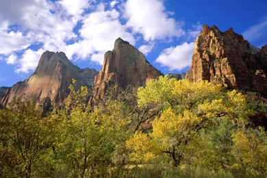 Three Patriarchs Zion National Park Wallpapers