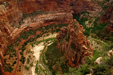Zion National Park Angels Landing   Wallpaper.