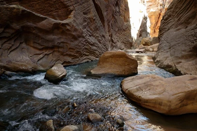 Wallpapers Parks Canyon Labyrinth Falls Zion National Park [USA ...