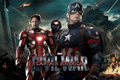 Captain America: Civil War 2016 Movie Poster Wallpapers Free ...