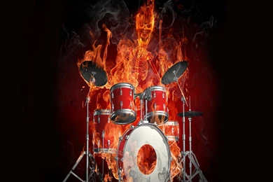 Skeleton Drummer Wallpapers Free Download