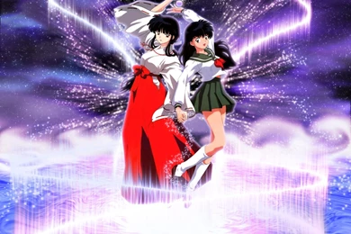 Kikyo & Kagome   Kikyo X Kagome Wallpapers (28656885)   Fanpop