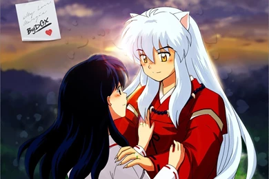 Inuyasha And Kagome   Wallpapers By ByDGX On DeviantArt