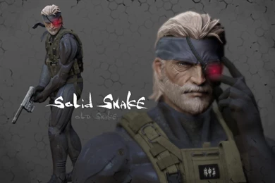 MGS Old Snake Wip Polycount