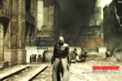 Old Snake As Altair By Loki993 On DeviantArt