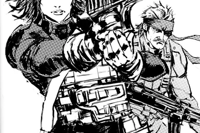 Meryl And Old Snake By Aaronminier On DeviantArt