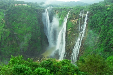 Indian Beautiful Jog Water Falls High Quality Wallpapers Photos ...