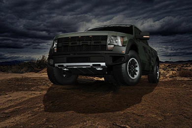 CoolFords.com Digitally Creates Army Green F 150 SVT Raptor For ...