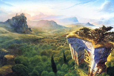 Paintings Landscapes Fantasy World Tale Hd Wallpapers   (