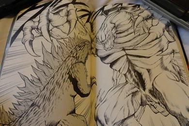 Godzilla 2000 Manga Shot 1 By GIGAN05 On DeviantArt